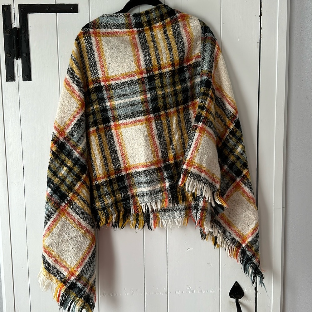 Fall colored poncho